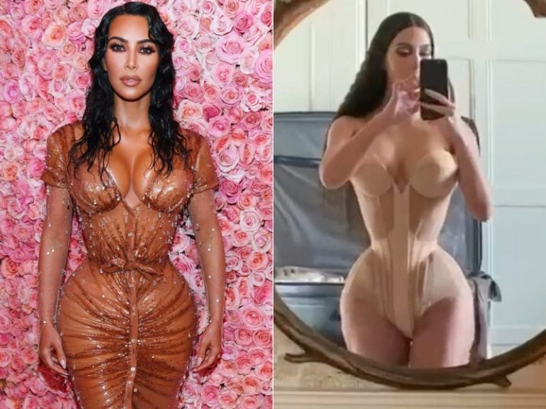 The Controversy Surrounding Kim Kardashian’s Corset: Promoting Body Positivity or Perpetuating Unrealistic Beauty Standards? 