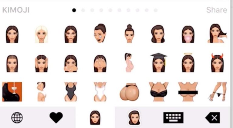 The Kim Kardashian Emoji Keyboard: A Cultural Phenomenon or a Celebrity Cash Grab? 