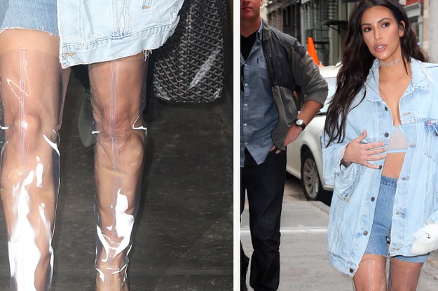 Kim Kardashian See Through Boots: A Fashion Statement or a Fashion Faux Pas? 