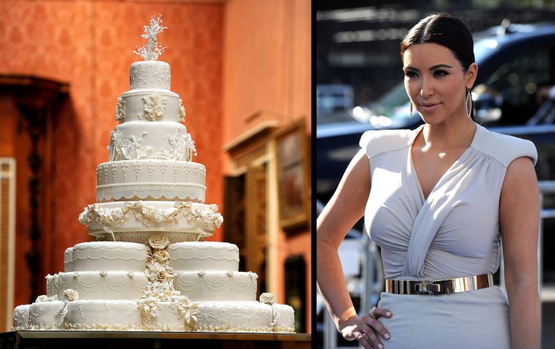 Unveiling the Extravagance: Kim Kardashian's Legendary Wedding Cake