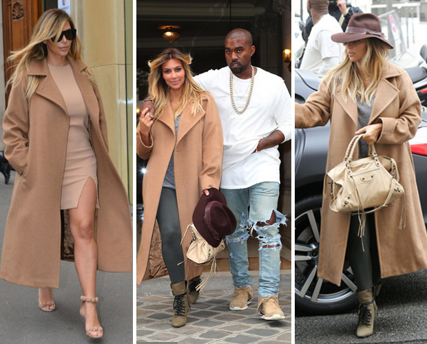 Kim Kardashian Camel Trench Coat: A Fashion Statement Worth Noticing 