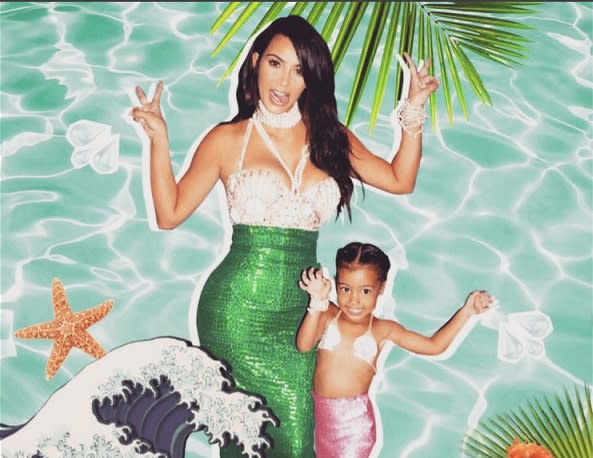 The Unlikely Tale of Kim Kardashian as a Mermaid: A Fashionable Twist 