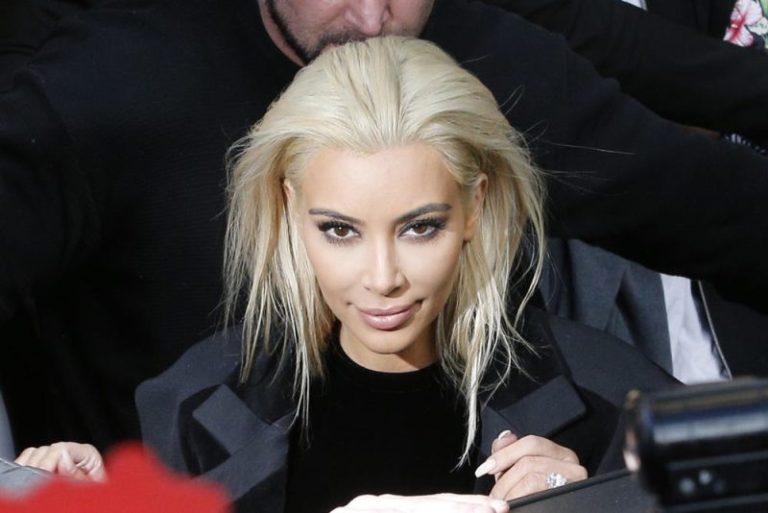 The Iconic Transformation: Kim Kardashian’s Platinum Blonde Hair in 2015 