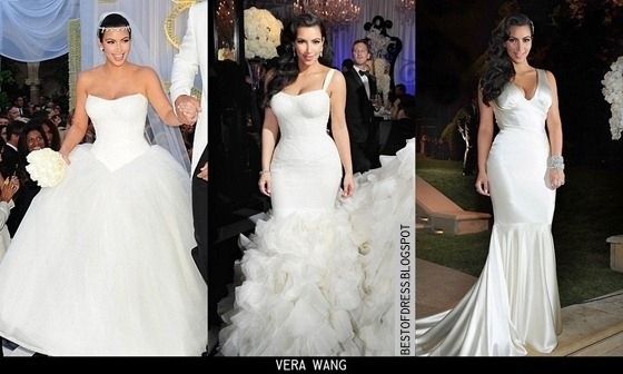 The Extravagant Tale of Kim Kardashian’s 3 Wedding Dresses 