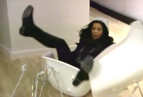The Viral Moment: Kim Kardashian Falling Off a Chair