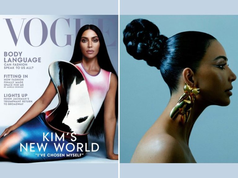 Kim Kardashian Vogue Covers: A Reflection of Society’s Obsession with Celebrity 