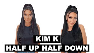 Kim Kardashian Half Up Half Down: The Timeless Hairstyle that Never Fails 