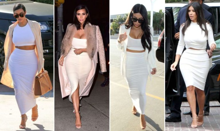 The Rise of Kim Kardashian Midi Skirts: A Fashion Phenomenon 