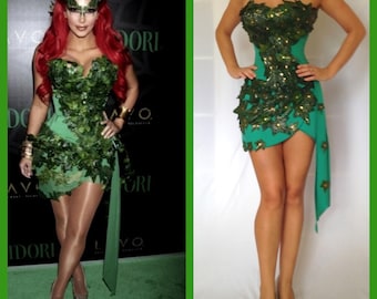 Kim Kardashian Poison Ivy Costumes: A Seductive Take on Poison Ivy Costume