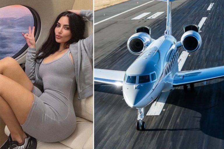 Kim Kardashian’s Luxurious Private Jet: A Glimpse into Extravagance 