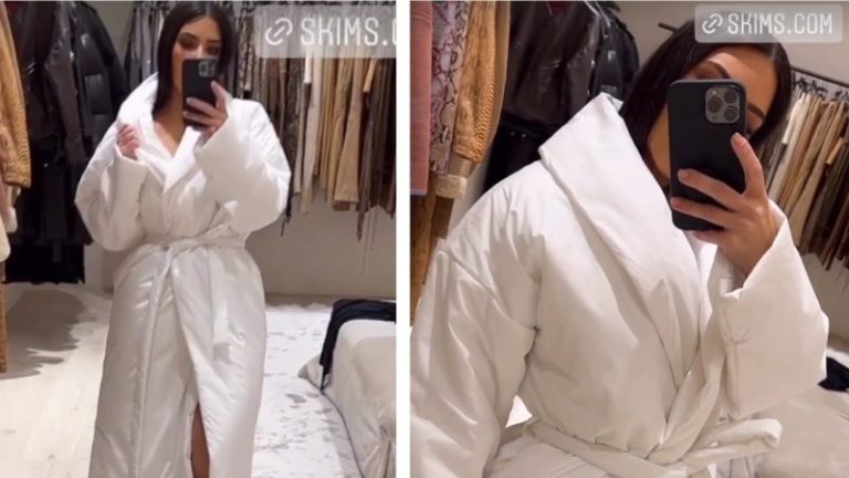 The Skims Duvet Robe: A Luxurious Essential Designed by Kim Kardashian 